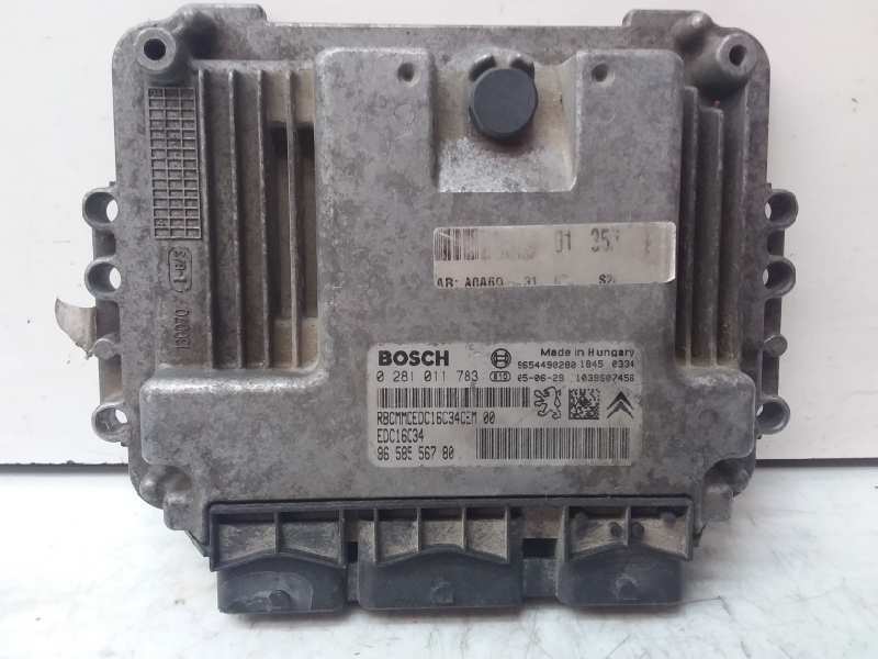 0281011783 centralita motor uce PEUGEOT 206 BERLINA 1.9 DIESEL 1998 1180929