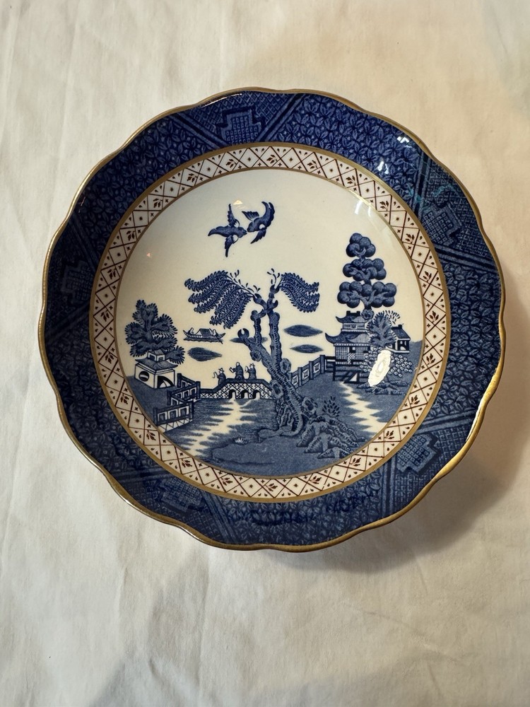 Booths Real Old Willow Fruit Or Dessert Bowls A8025 6 Inches In Diameter