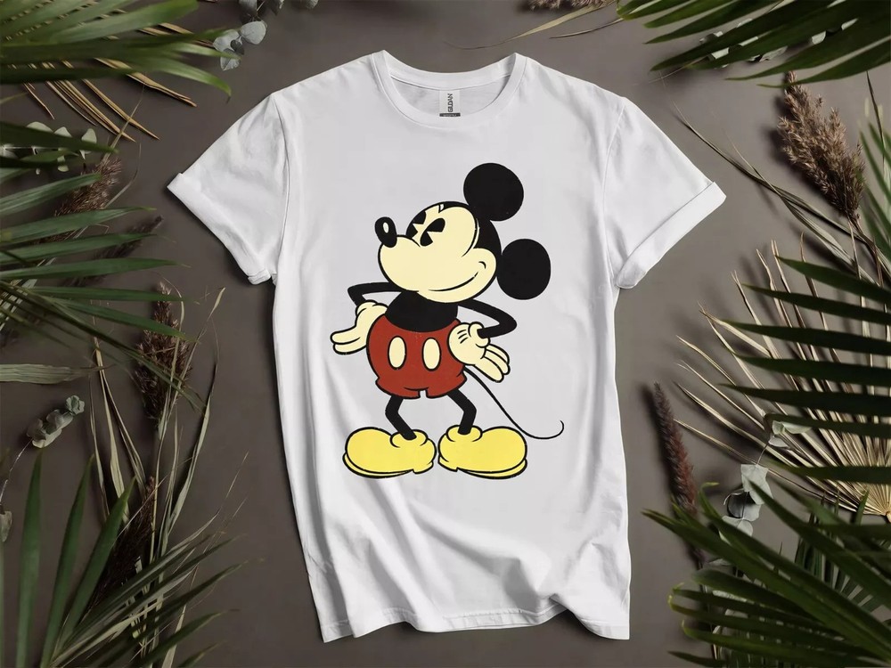 Cute Disney Mickey Mouse Classic T-shirt T Shirt Men Women Unisex Tshirt