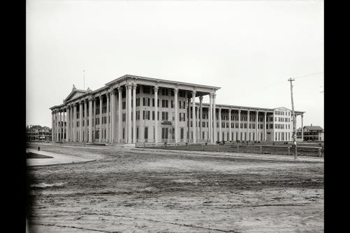 Stockton Hotel,resorts,buildings,Cape May,New Jersey,Detroit Publishing Co,1900