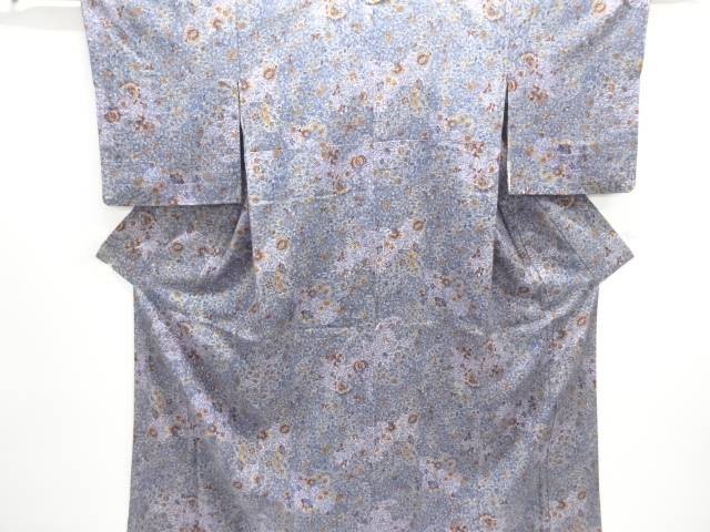 Sou Handwoven Kimono Flowers Design Silk Used Modern Excellent Condition 157cm