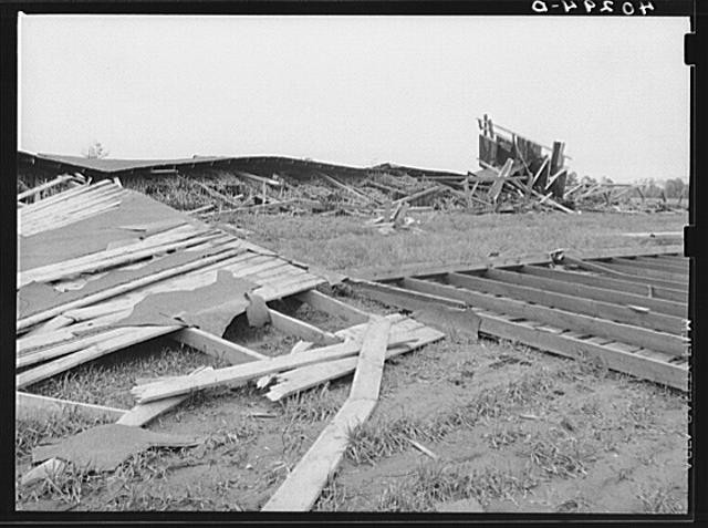 Amherst Massachusetts 1938 New England Hurricane Tobacco Barn Collapse