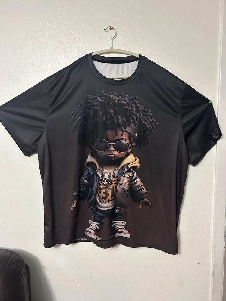 Unisex Plus Size 6XL Graphic Design Streetwear Short Sleeve Crew Neck T-Shirt