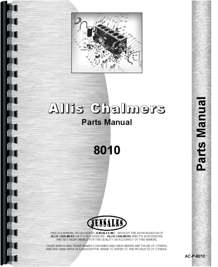 Allis Chalmers 8010 Tractor Parts Manual – Repair & Maintenance Guide