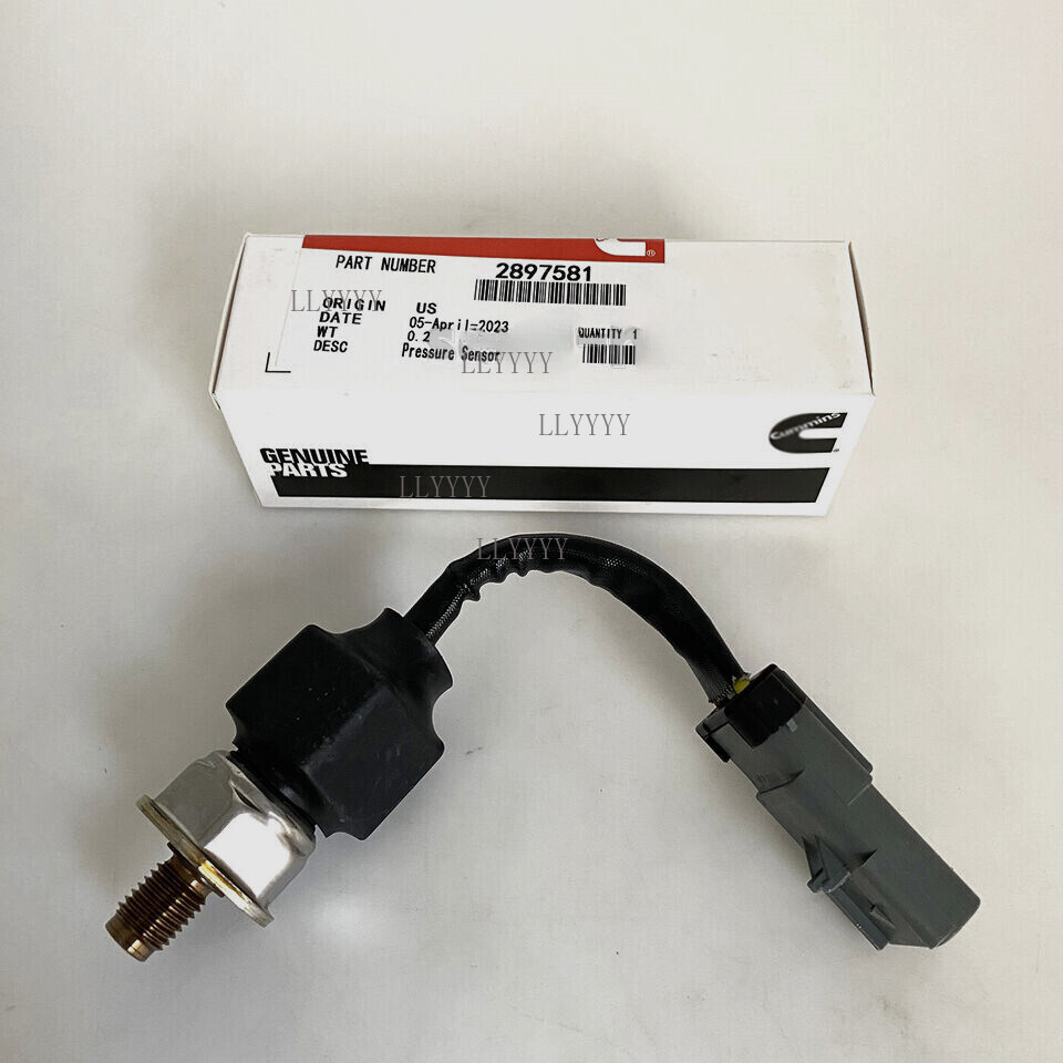 Fuel Pressure Sensor 2897581 Fits For Peterbilt ISX12 ISX15 X15 Engine