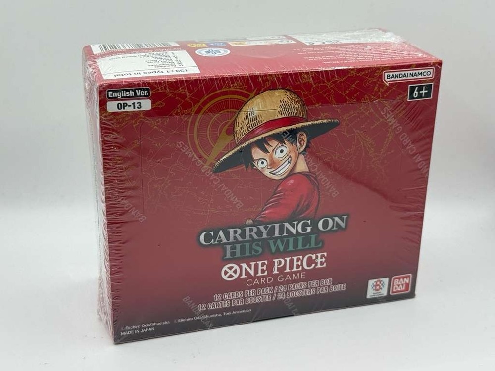 One Piece TCG OP13 Carrying on His Will English Sealed Booster Box #6PROBSTEIN is actively accepting consignments !!