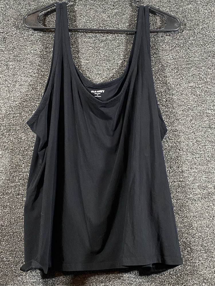 Old Navy Womens Black Tank Top Plus Size 4X