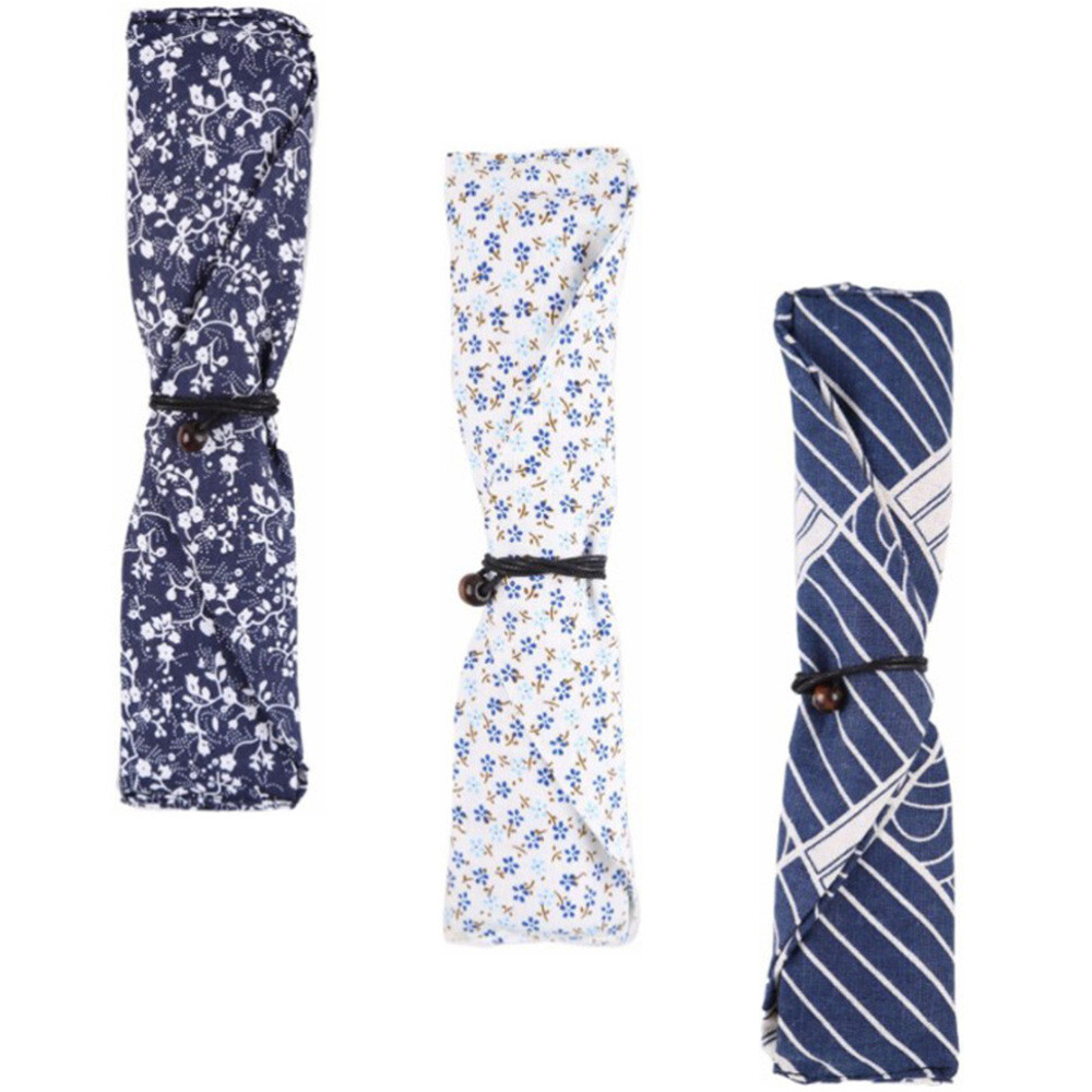 3PCS Reusable Straw Case Travel Cutlery Pouch Silverware Case Cutlery Bags