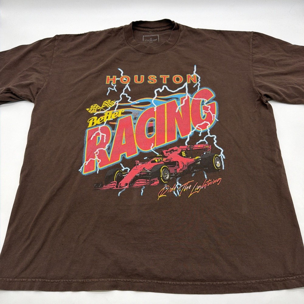 The Get Better Today T-shirt Men 3XL Brown Graphic Print.#41573