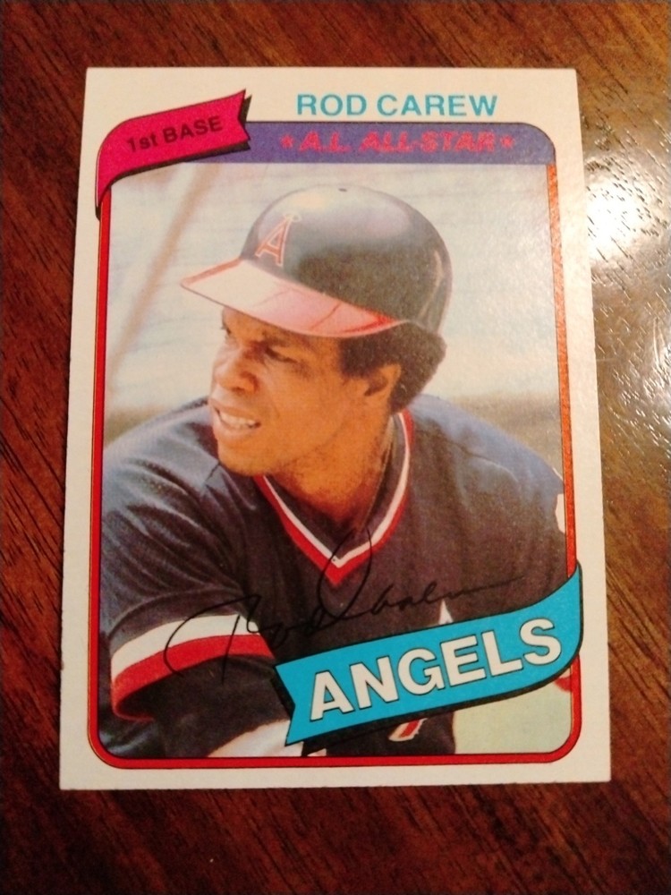 1980 Topps Rod Carew #700 California Angels HOF