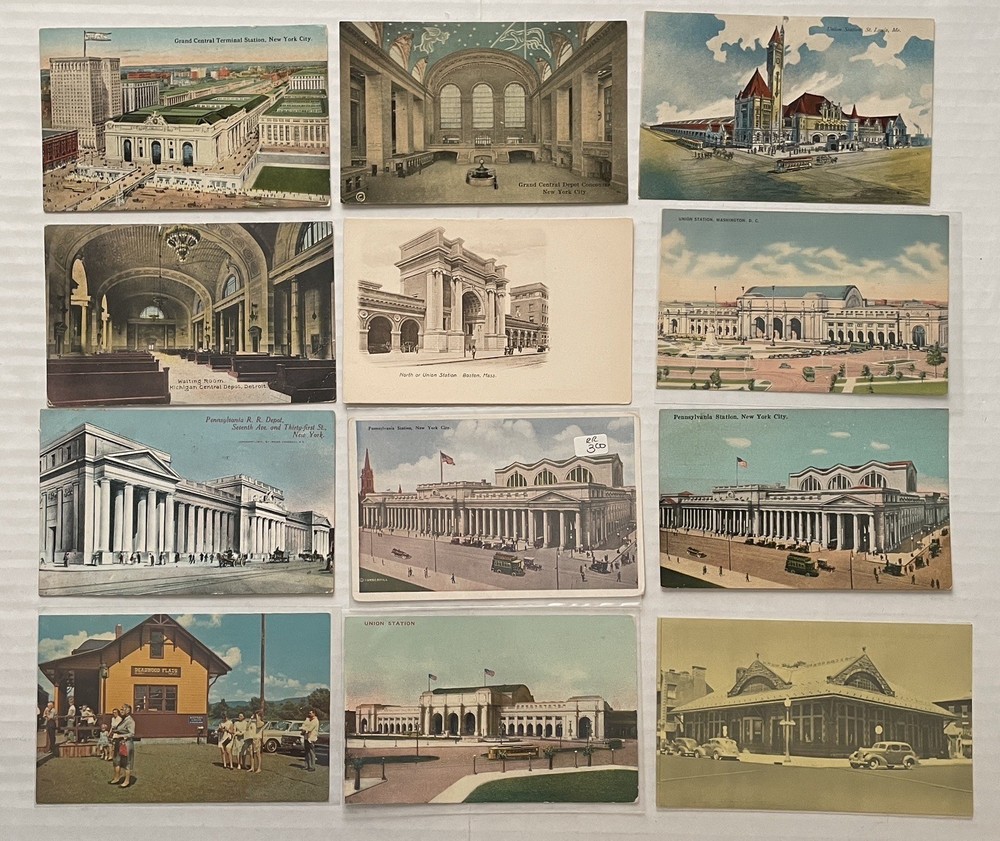 Union Station Vintage Postcard Lot Of 12 ￼