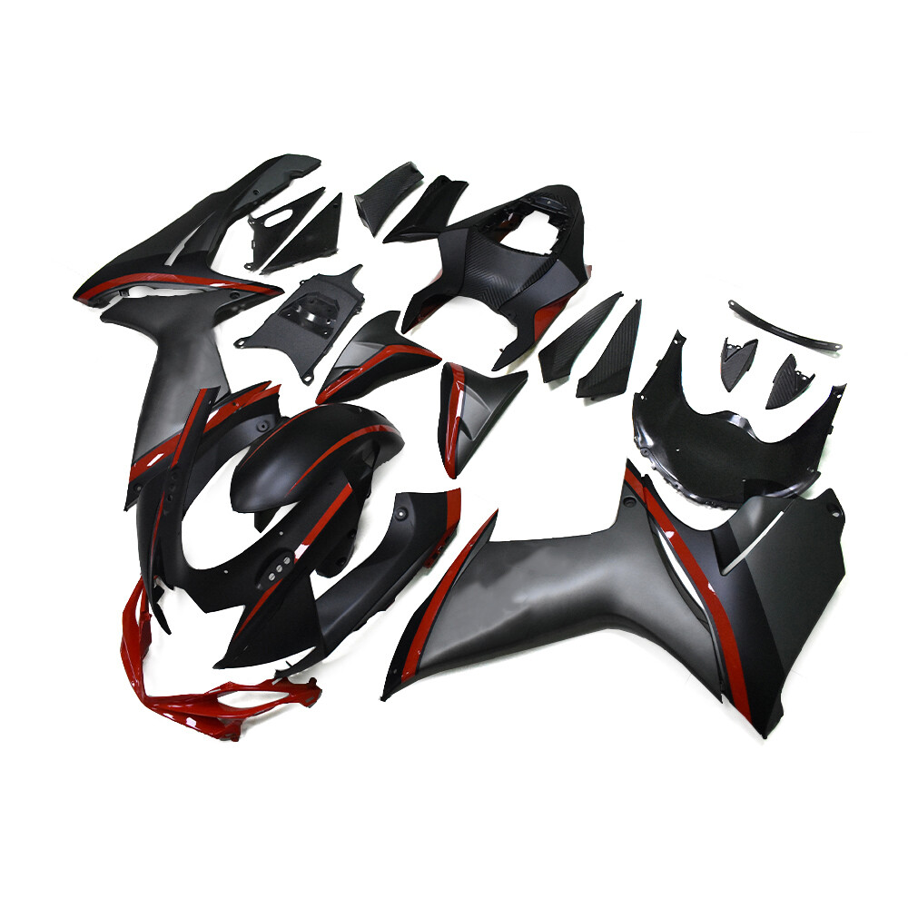 Gray Red Black ABS Bodywork For Suzuki GSXR600 GSXR750 K11 2011 - 2025 Fairings