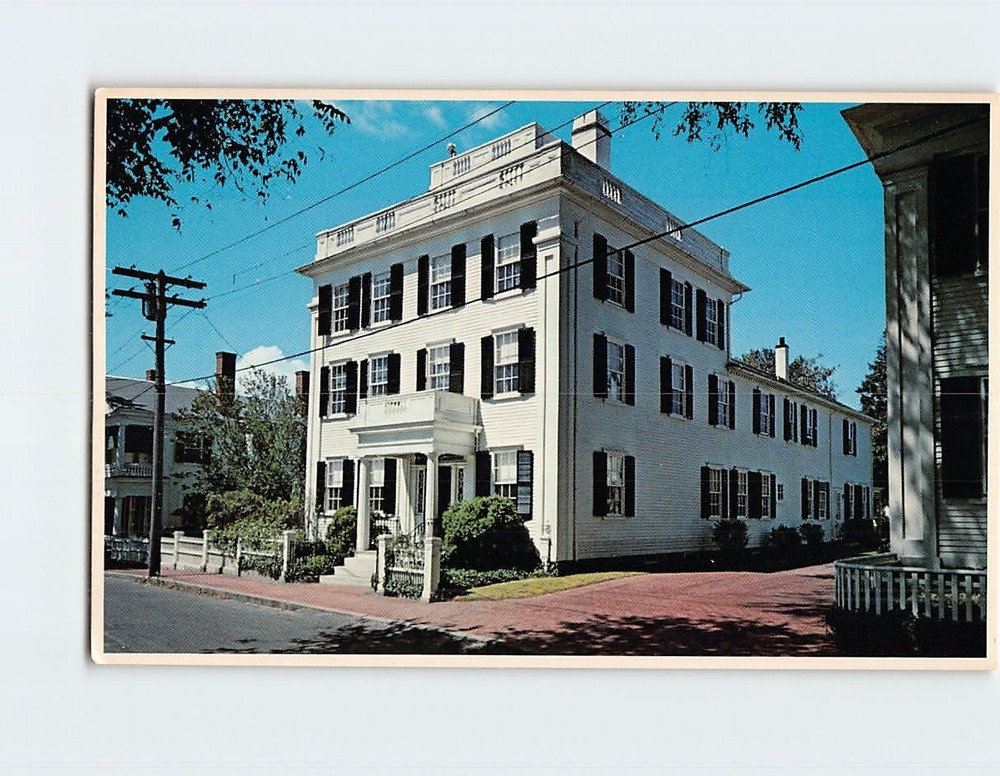 Postcard North Water Street Edgartown Martha's Vineyard Massachusetts USA