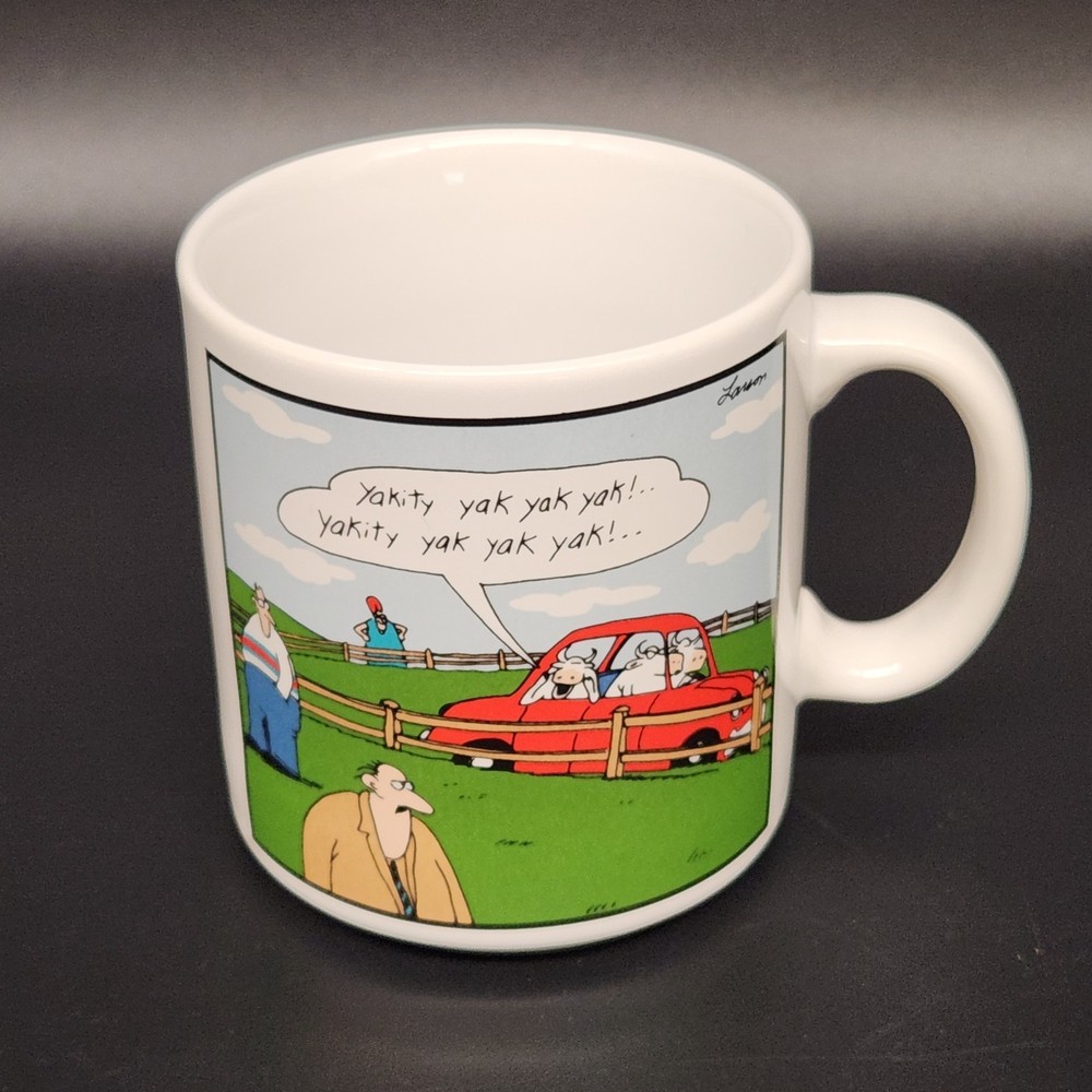 Vtg The Far Side By Gary Larson Coffee Mug Cup Comic 1986 