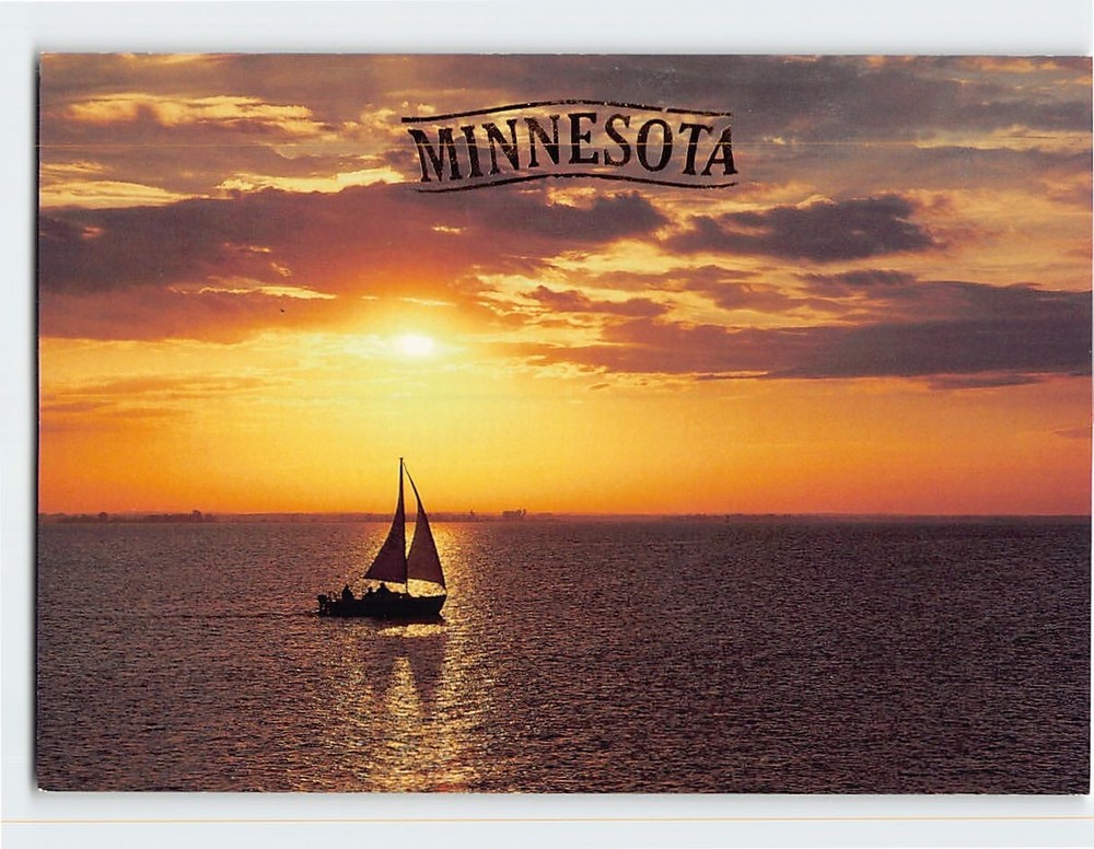 Postcard Sailing The Great Lakes Minnesota USA