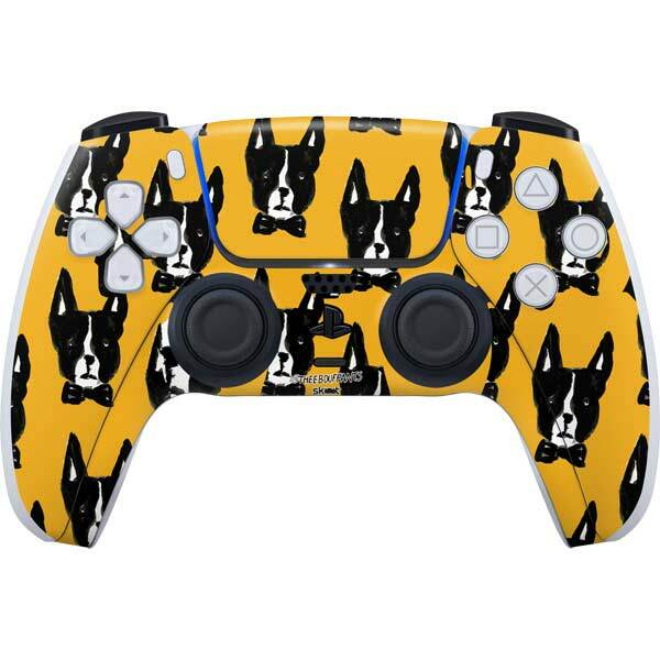 Patterns PS5 Controller Skin - Boston Terrier