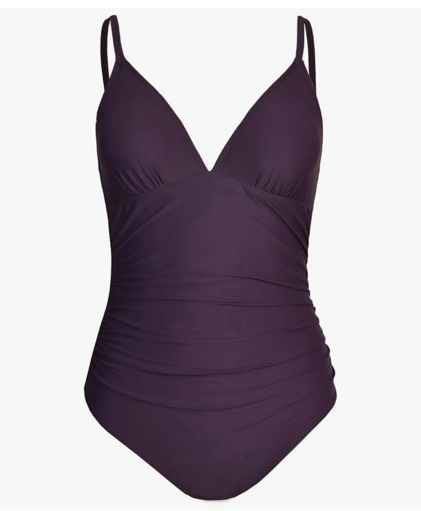 Cupshe One Piece Tummy Control Women’s Swimsuit Purple NWT Medium