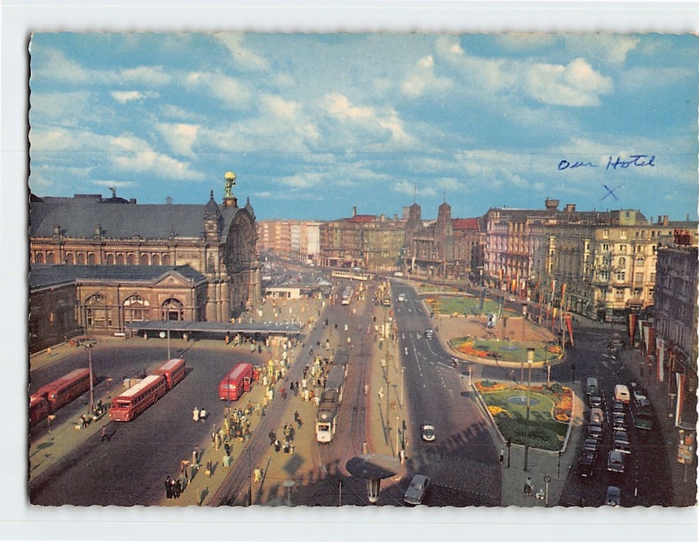 Postcard Hauptbahnhof Frankfurt am Main Germany