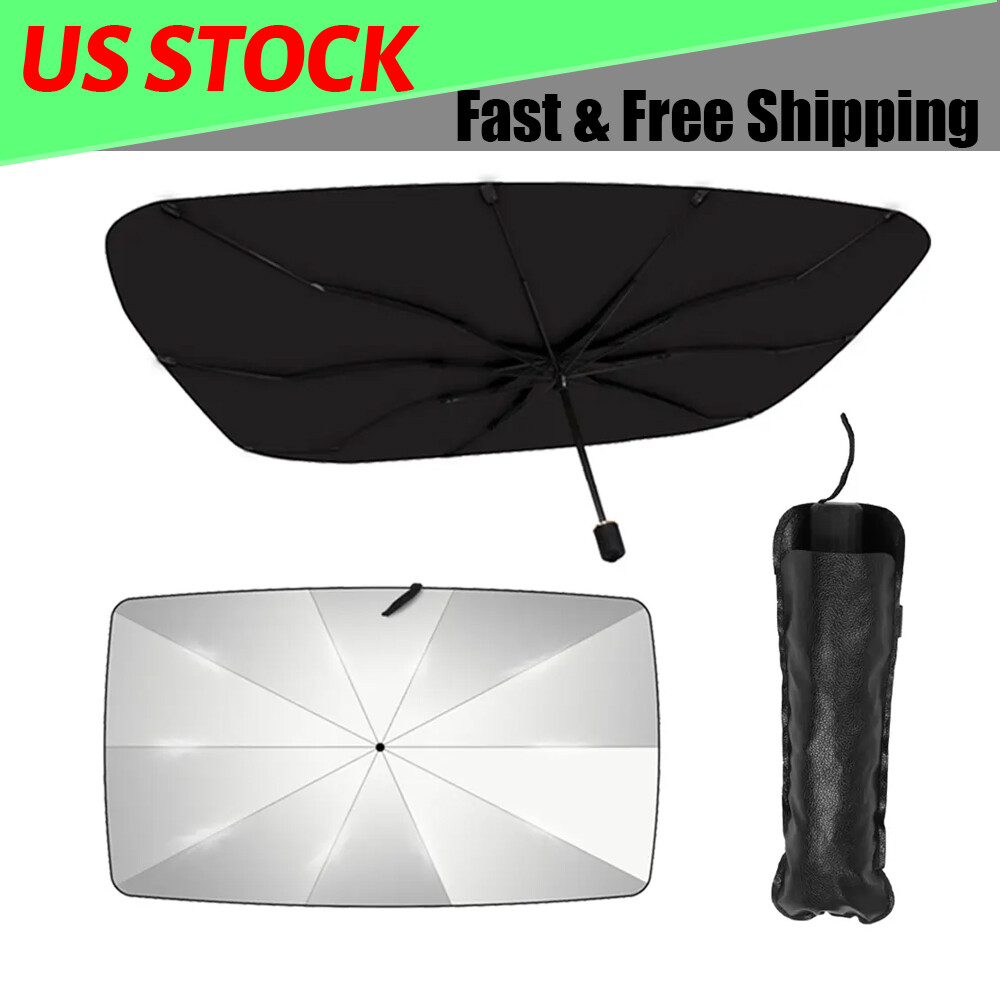 Foldable Car Windshield Sunshade Umbrella Front Window Visor for Sun Protection
