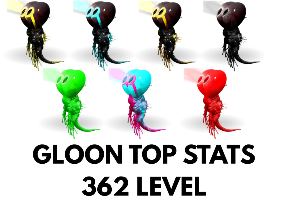 Gloon TOP STATS Clone Ark Survival Ascended Official PVE