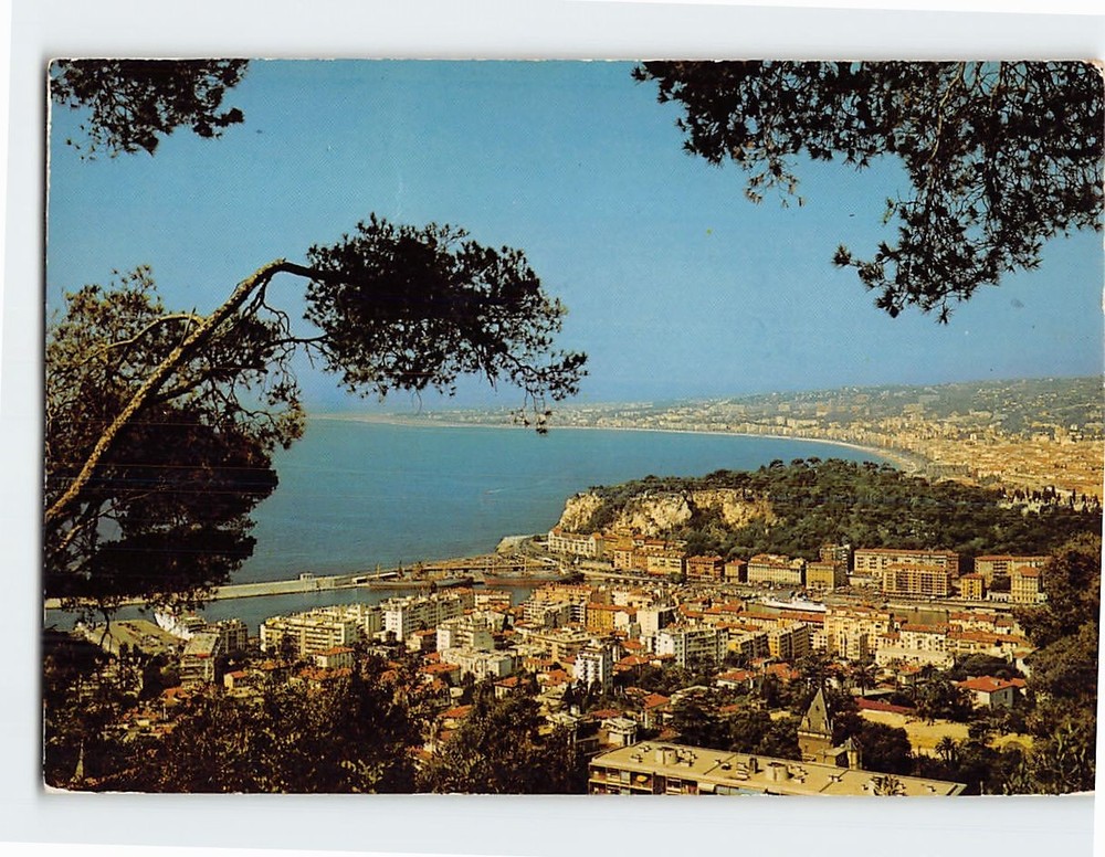 Postcard Aerial View Nice France