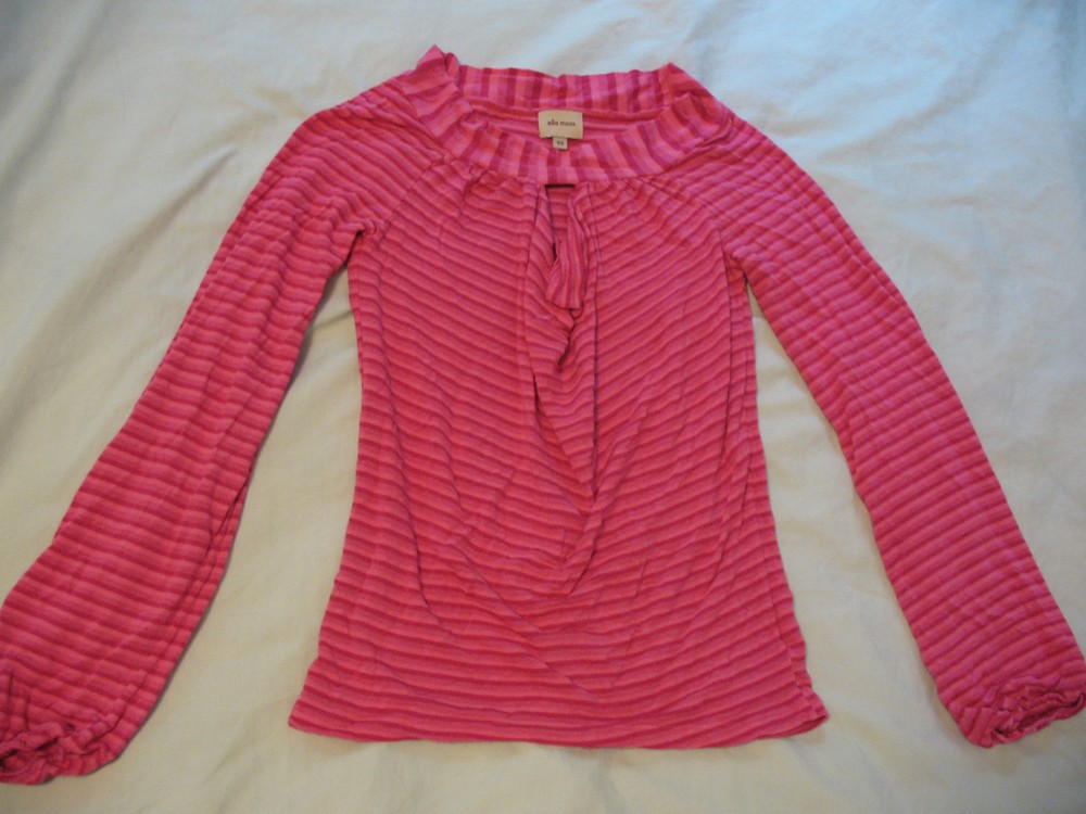 Ella Moss 'Willa' Knit Top Sz XS - Raspberry Pink Color - Beautiful Pima Cotton