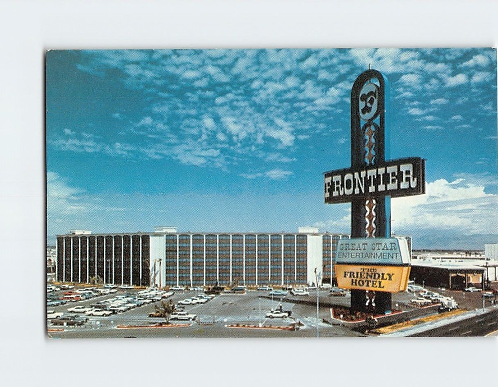 Postcard Frontier Hotel Las Vegas Nevada USA
