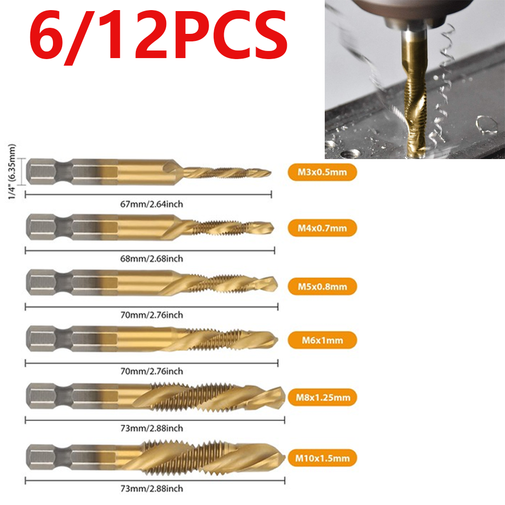 6/12Pcs 1/4