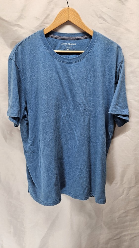 Mens Lucky Brand Size 2XL Blue Short Sleeve T Shirt