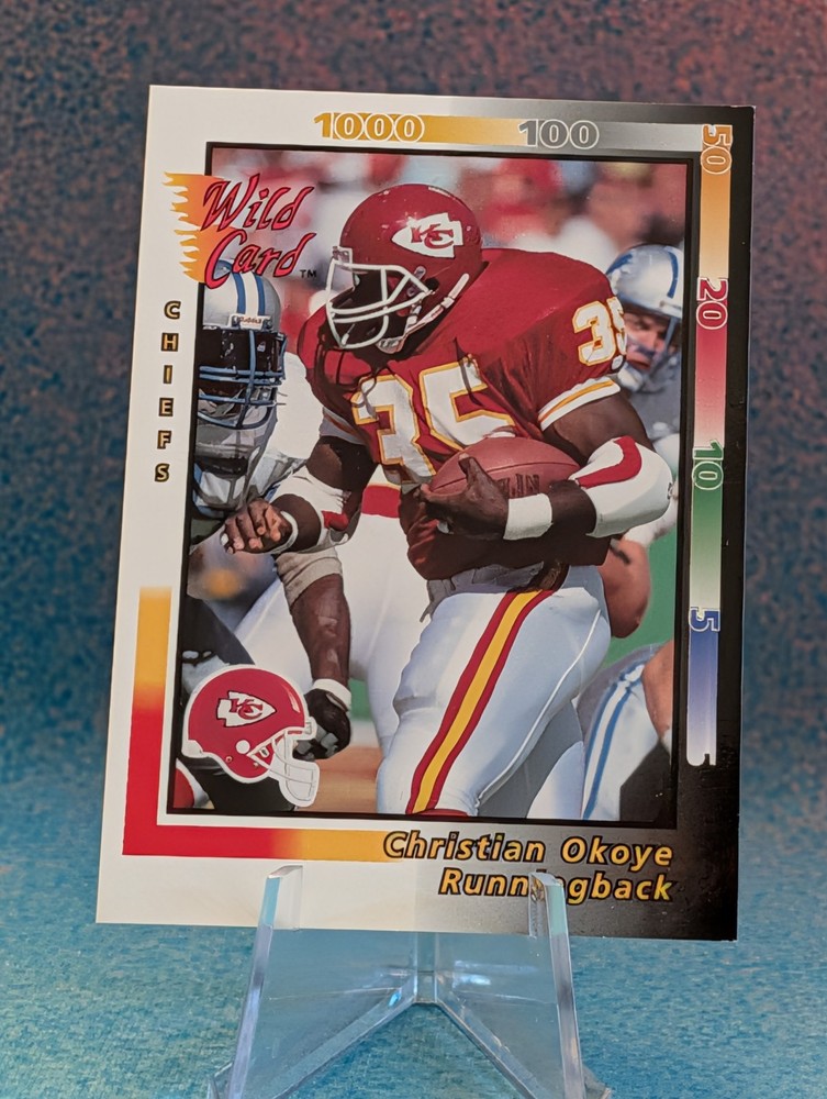 1992 Wild Card #78 Christian Okoye