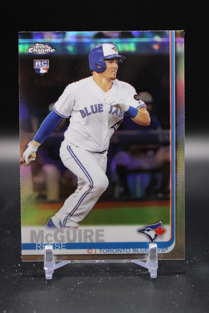 Reese McGuire, Toronto Blue Jays, 2019 Topps Chrome, Refractor, RC, #6