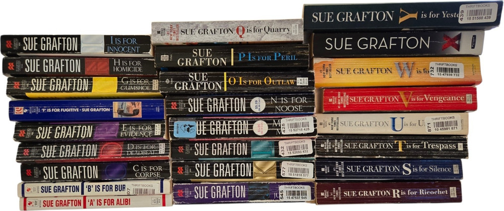 Sue Grafton Alphabet Mysteries A Kinsey Millhone Novel Paperback Lot Mystery