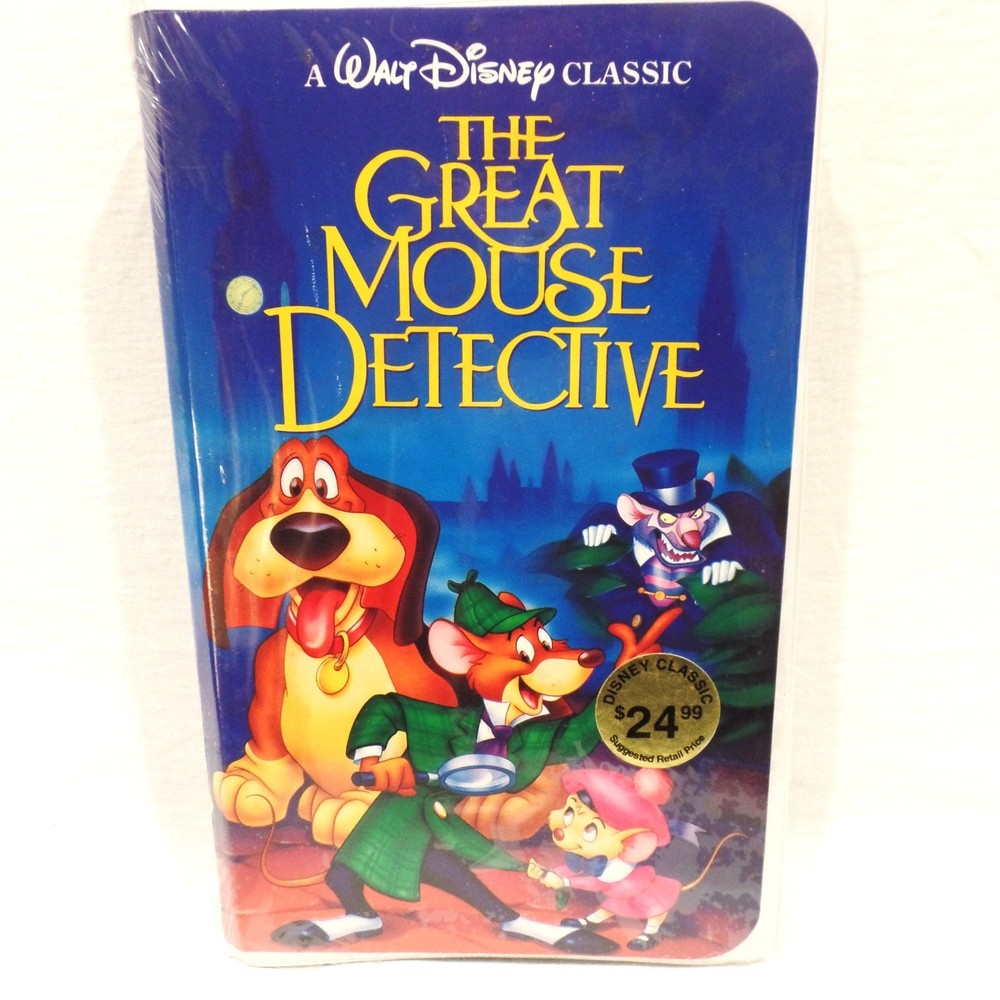 Walt Disney Classic Black Diamond The Great Mouse Detective VHS Tape New Sealed