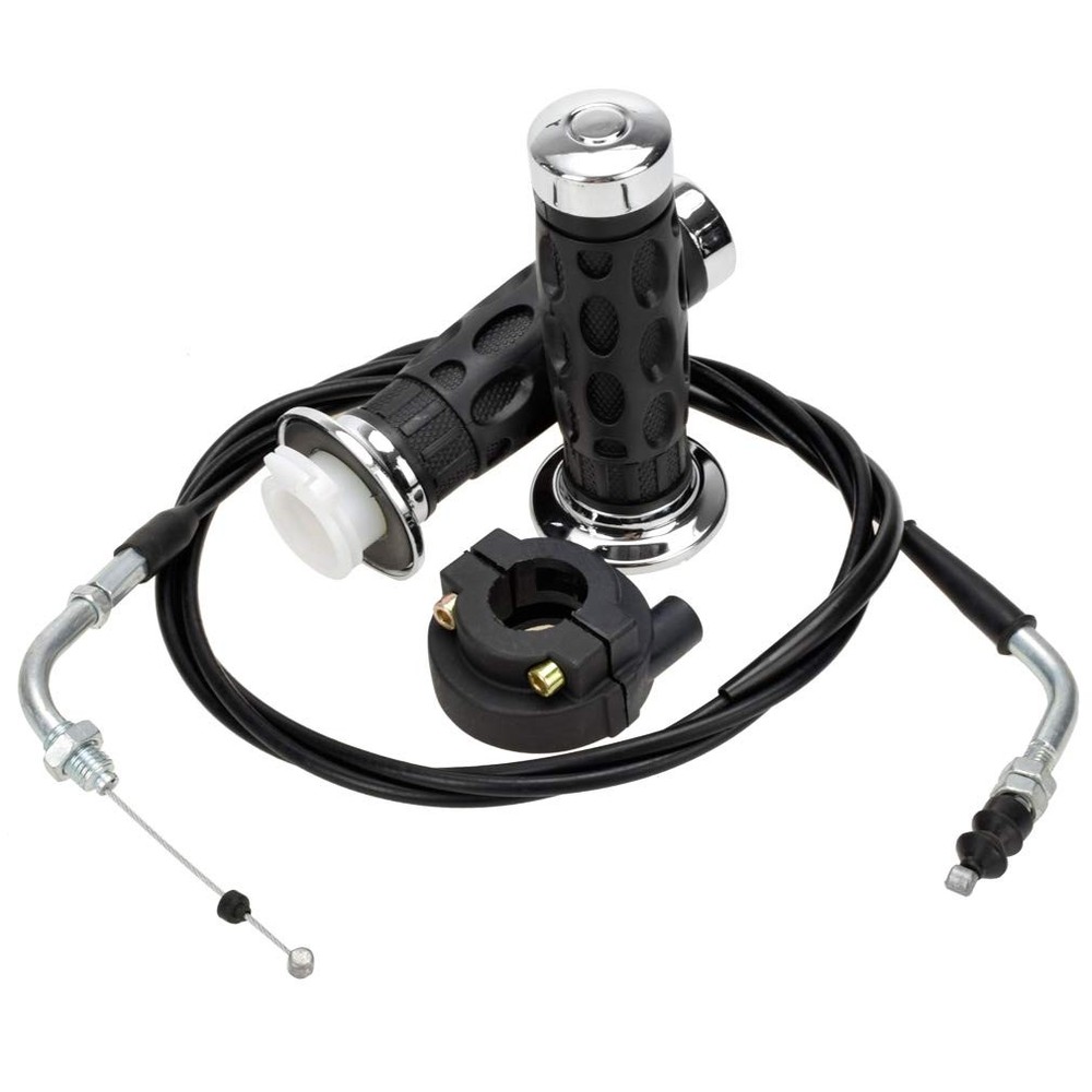 HIAORS Throttle Twist Grip Set 78 Scooter Throttle Cable for GY6 50cc 80cc 125cc