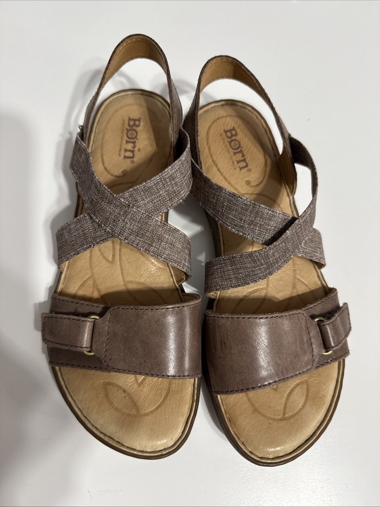 Born Women Sandals  Nude Comfort Fit Size 7