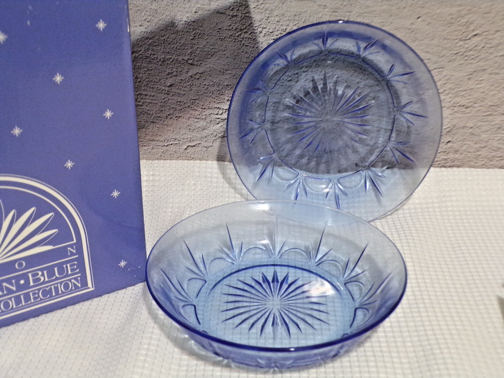 Avon American Blue Classic Collection Set Of 2 Salad, Soup or Cereal Bowls NIB
