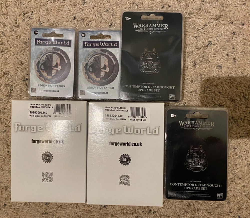 Warhammer 30K Forgeworld Iron Hands Bundle Ferrus Manus Immortals read desc.