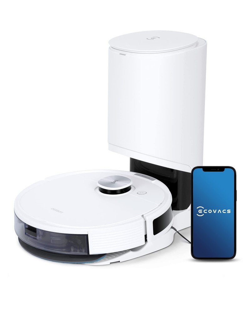 ECOVACS DEEBOT N10 PLUS Robot Vacuum and Mop Combo with Auto-Empty Station, H...