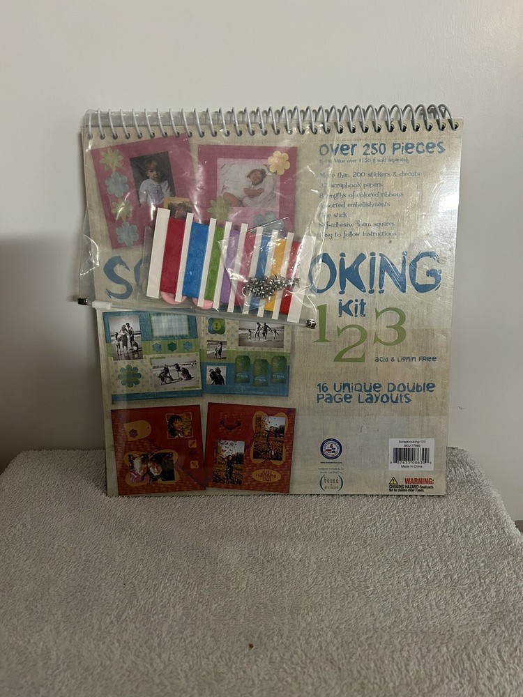 Books Are Fun SCRAPBOOKING KIT 123 Over 250 Pieces Acid & Lignin Free-image