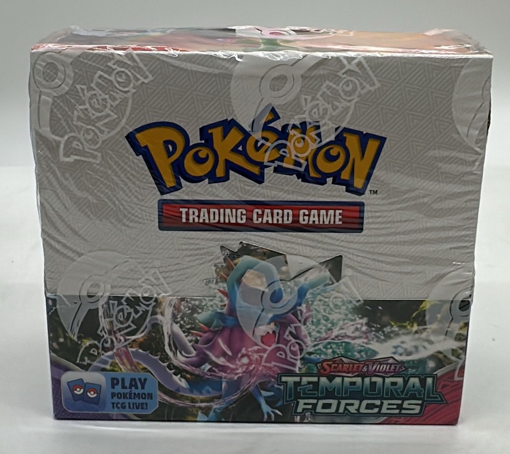 Pokemon TCG Scarlet & Violet Temporal Forces Booster Box SEALEDPROBSTEIN is actively accepting consignments !!