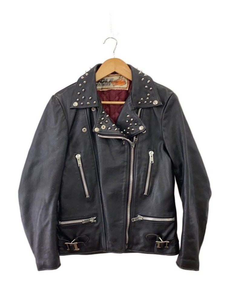 Wolf Leathers/Double Riders Jacket/-/Leather/Blk 11101