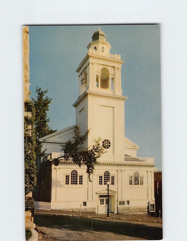 Postcard Church of the Pilgrimage Plymouth Massachusetts USA