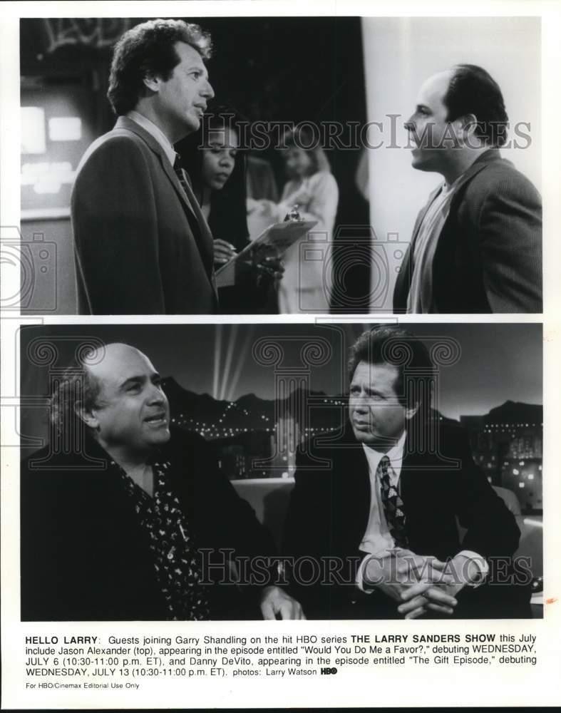 1994 Press Photo Gary Shandling and Co-Stars on 