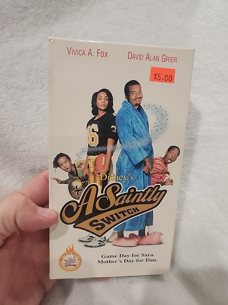 A Saintly Switch (VHS, 2000) Untested Mold World Of Disney David Alan Grier