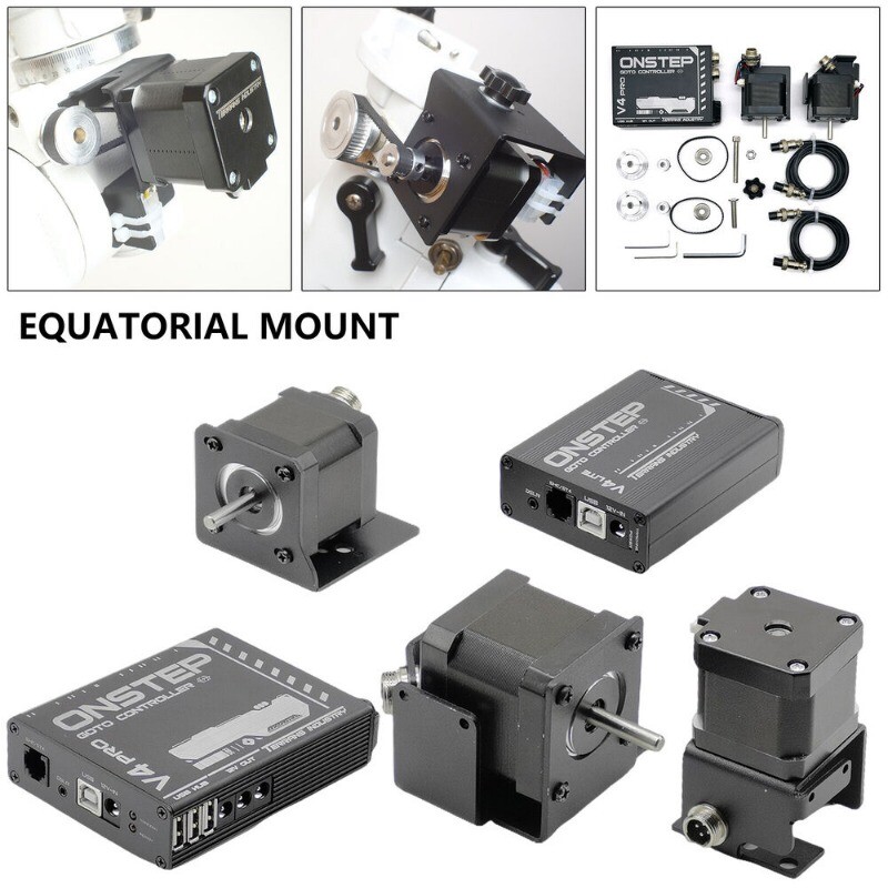 V4 EXOS2 Onstep EXOS2 Equatorial Mount V4 GOTO Upgrade Kit Biaxial Tracking NEW