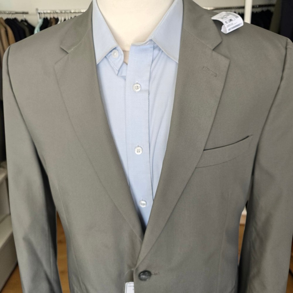 New Jos. A Bank Blazer 42L Tailored Fit Olive Spring Weight