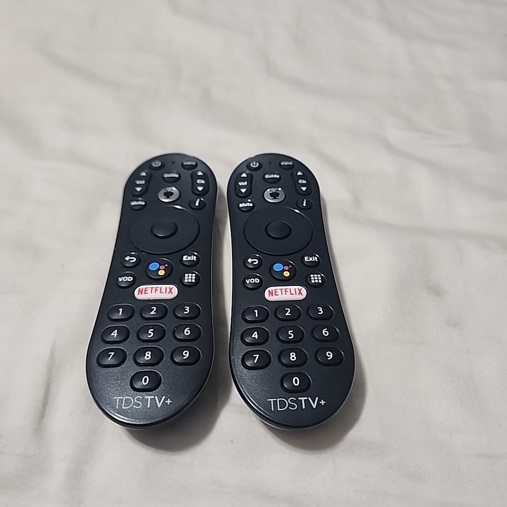 2 LOT - Genuine TiVo TDSTV+ Android TV Google Voice Remote Control URC37023BA00