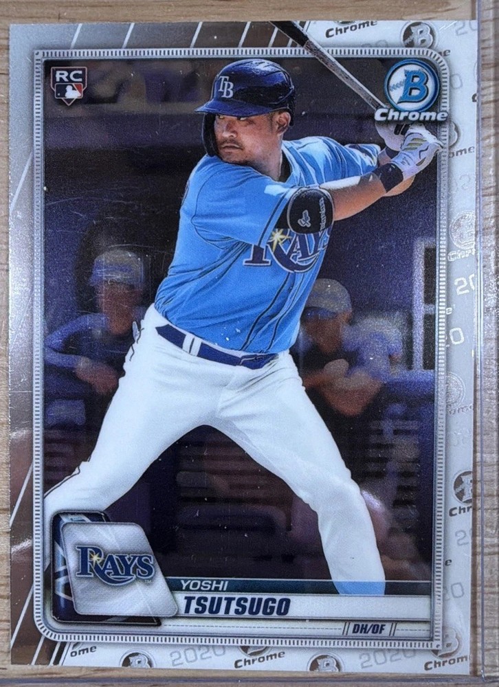 2020 Bowman Chrome - Yoshi Tsutsugo #37 (RC)