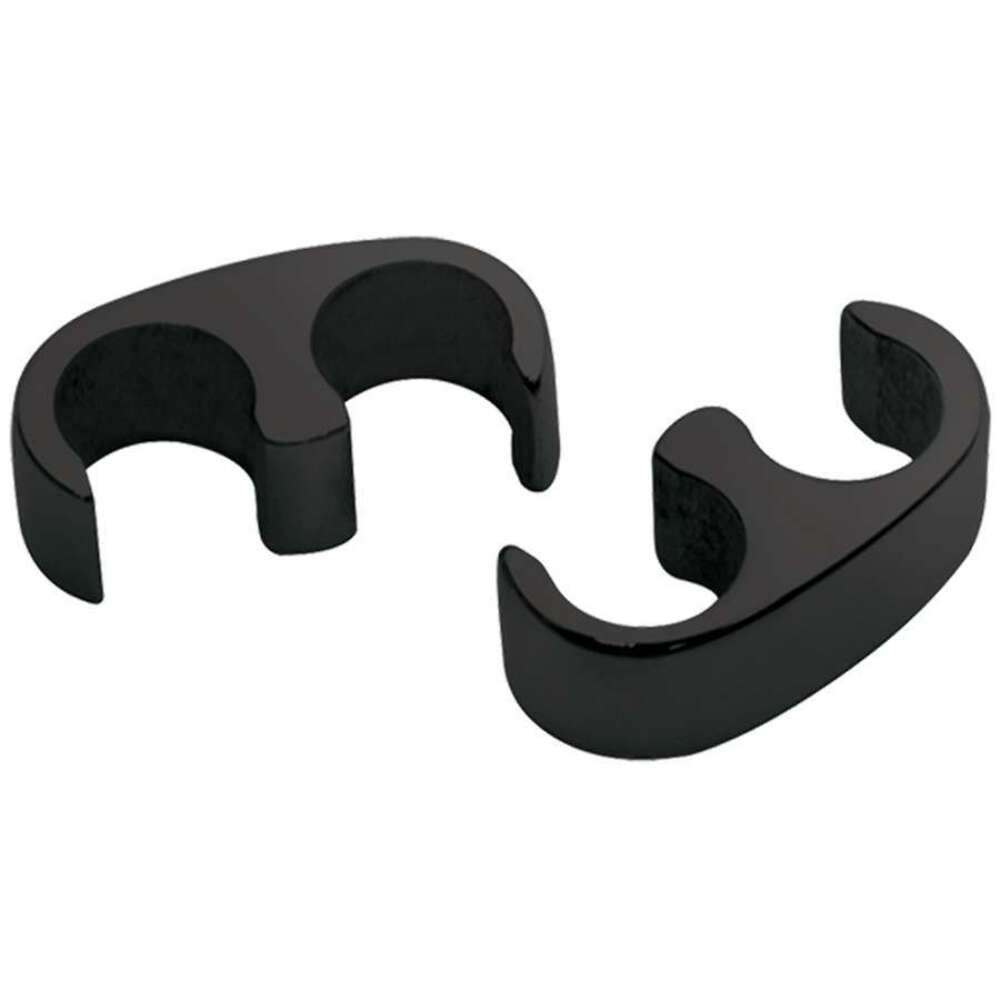 Billet Specialties 69682 Black Floating 2-Wire Separator Pair