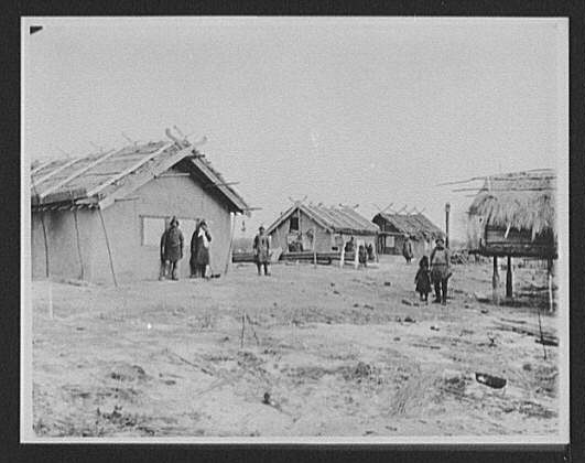 Photo:Amur River Khabarovsk Russia Goldi Village 1895 Native Homes